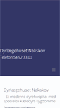 Mobile Screenshot of dyrlaegehusetnakskov.dk
